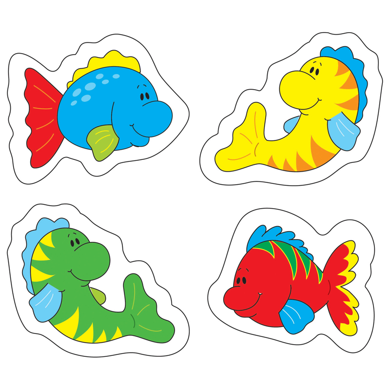 (12 Pk) Fish Stickers 144 Per Pk