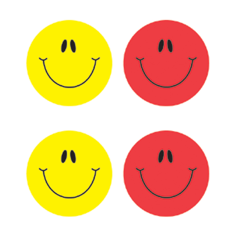 Smiley Faces Multicolor Stickers
