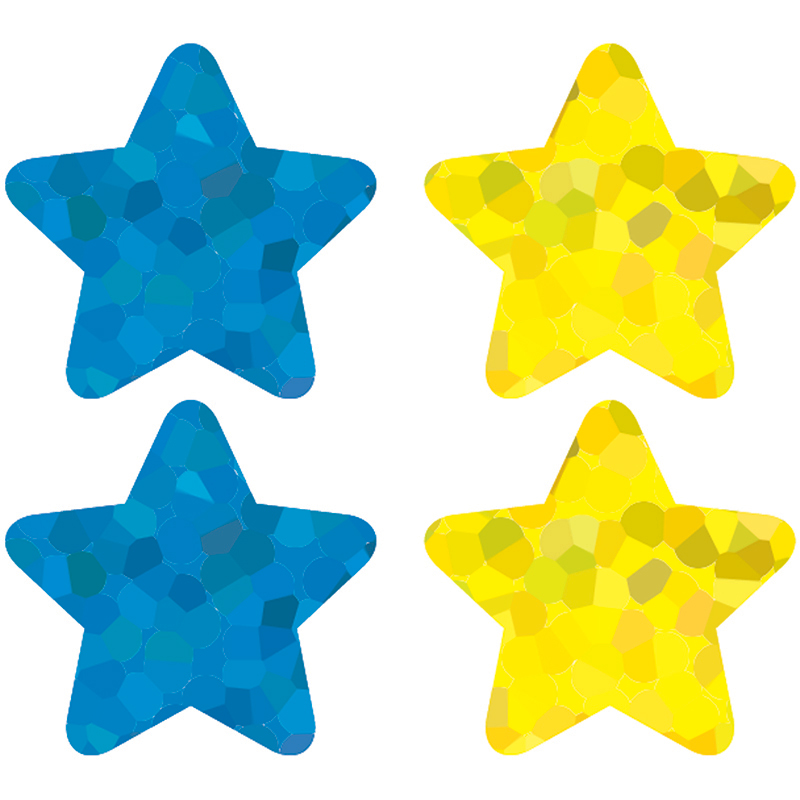Stars Multicolor Foil Stickers