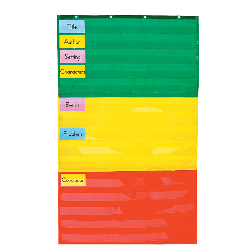 Pocket Chart Adjustable 34 X 60