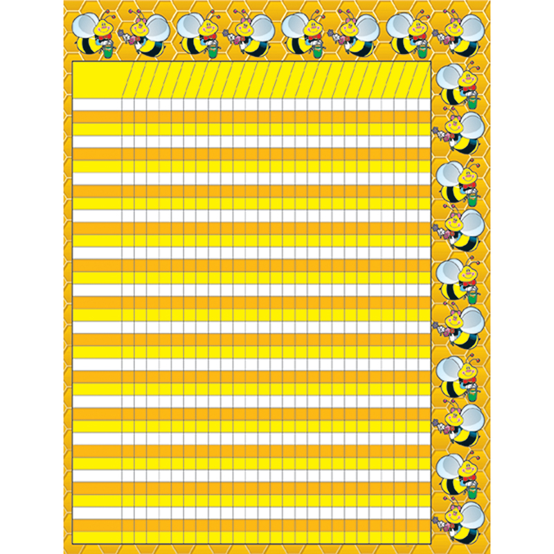(12 Ea) Incentive Chartlet Bees