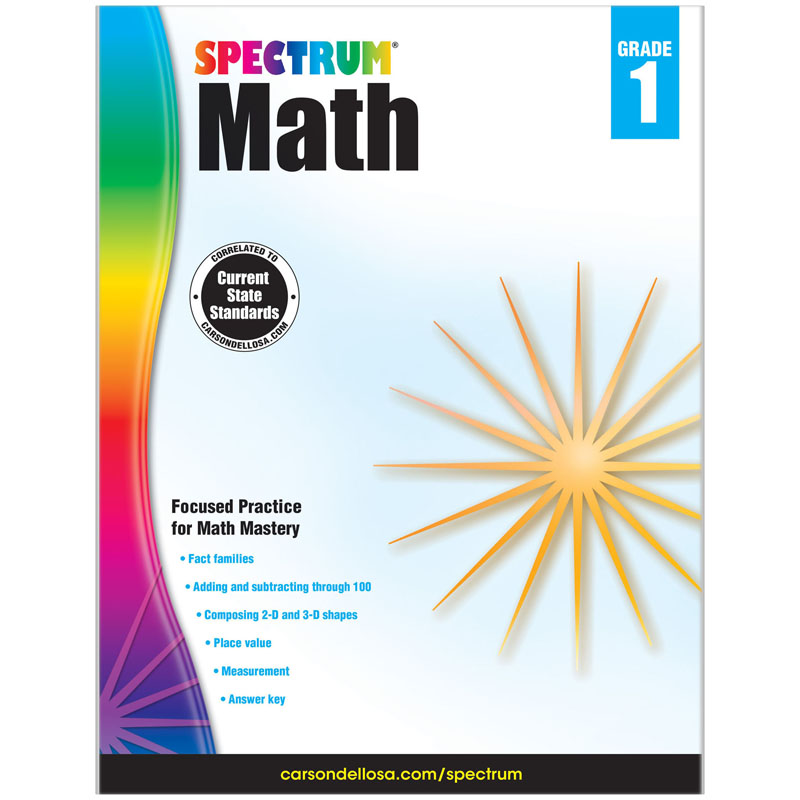 Spectrum Math Gr 1 Workbook