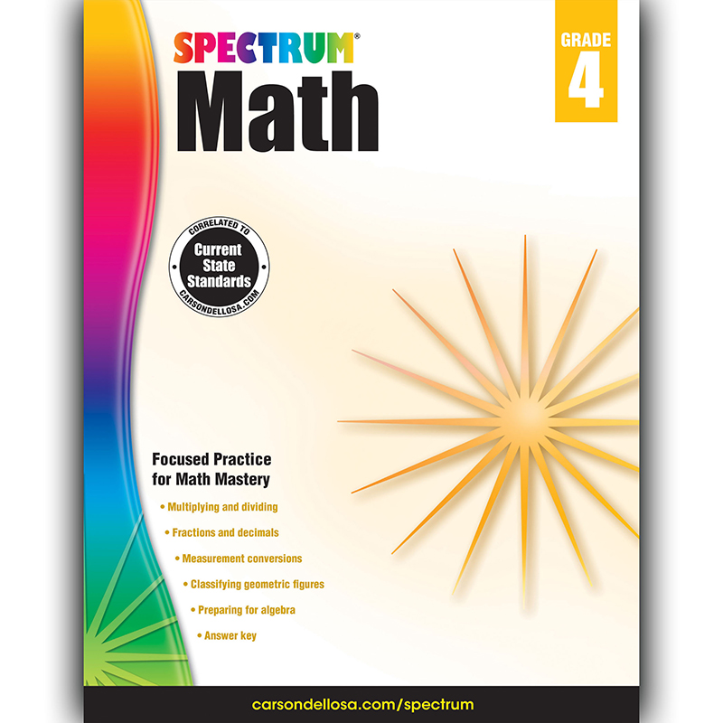Spectrum Math Gr 4