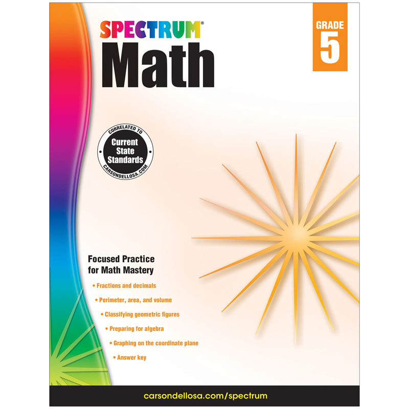 Spectrum Math Gr 5