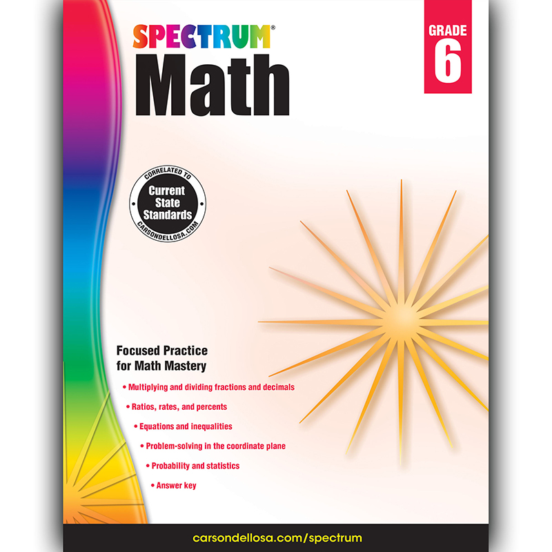 Spectrum Math Gr 6