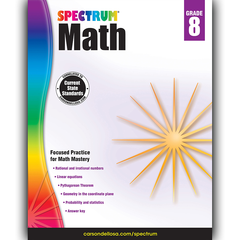 Spectrum Math Gr 8