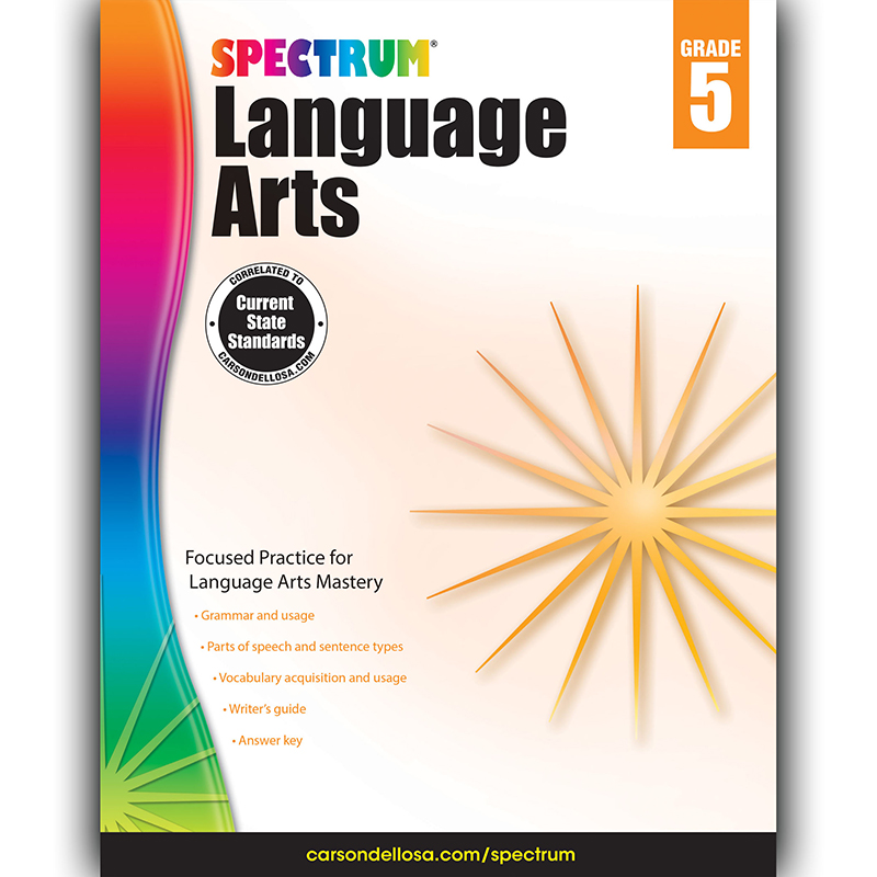 Spectrum Language Arts Gr 5