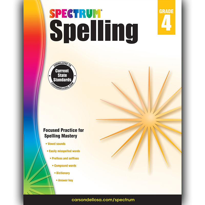 Spectrum Spelling Gr 4