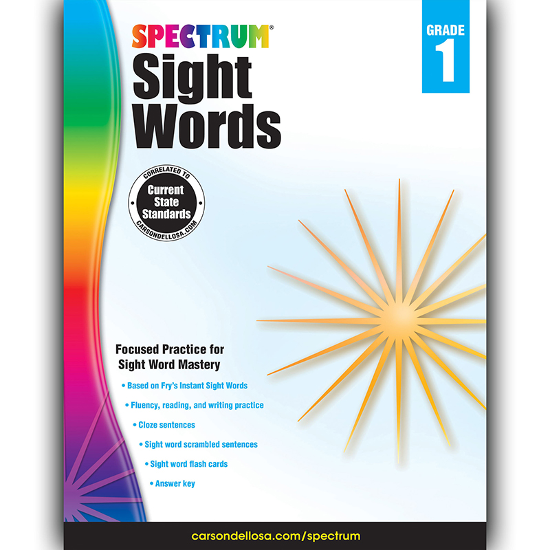 Spectrum Sight Words Gr 1