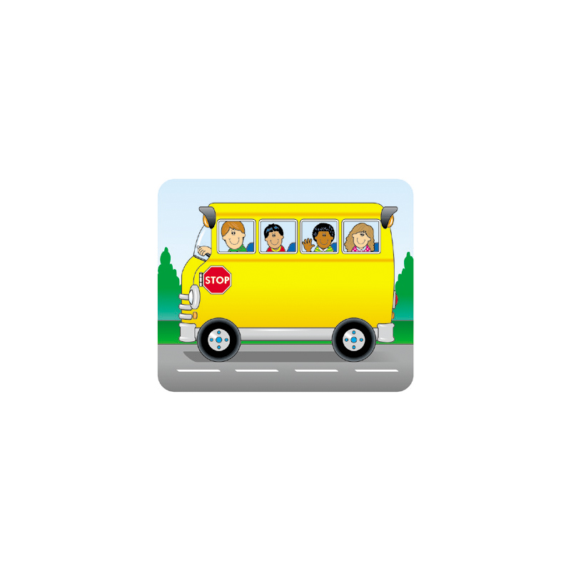 (6 Ea) Name Tags School Bus 40/Pk