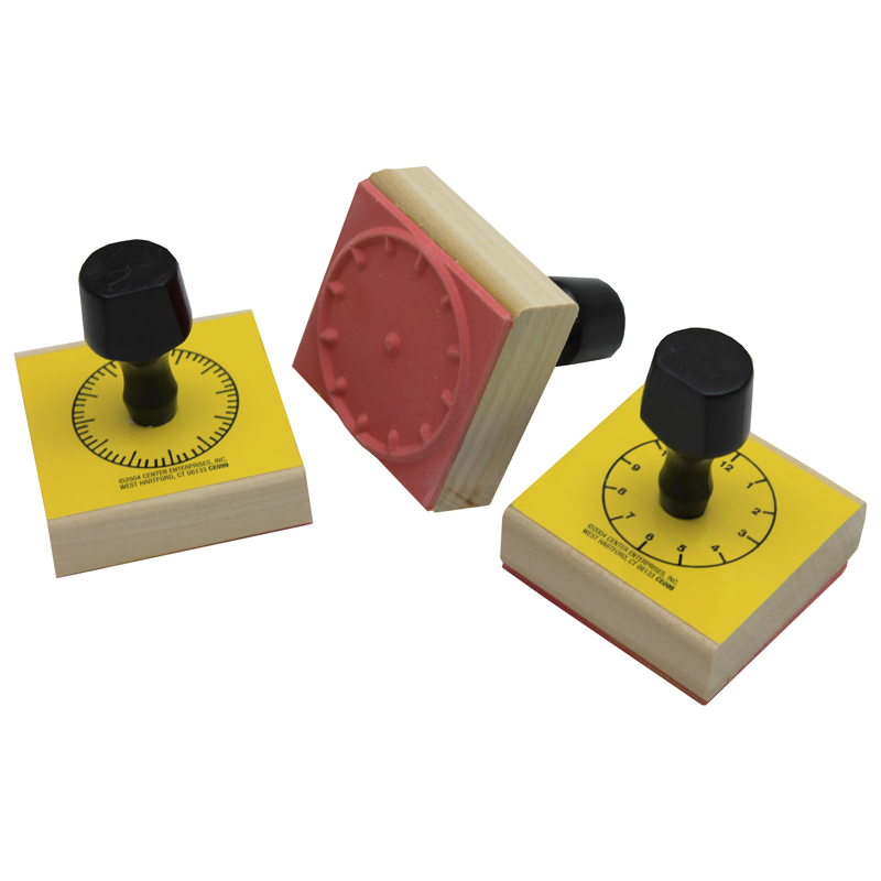 (2 St) Stamp Set Of 3 Clock Per Set