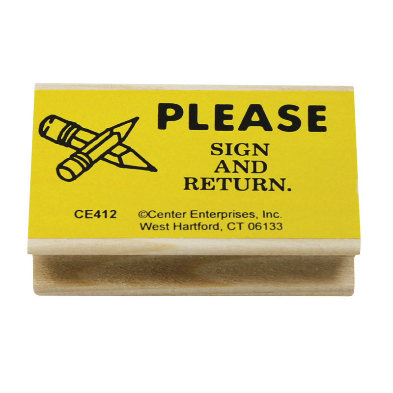 (6 Ea) Stamp Please Sign And Return