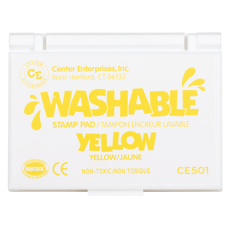 Stamp Pad Washable Yellow