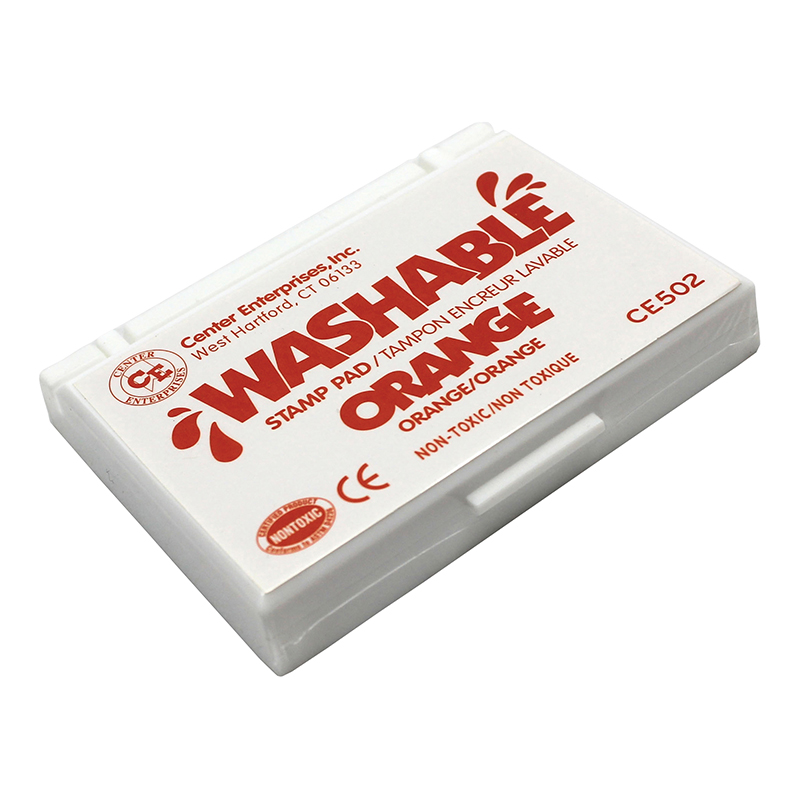 (6 Ea) Stamp Pad Washable Orange