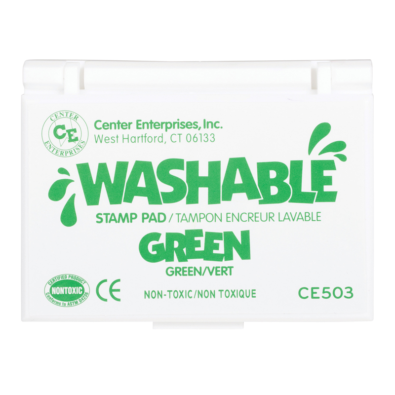 Stamp Pad Washable Green