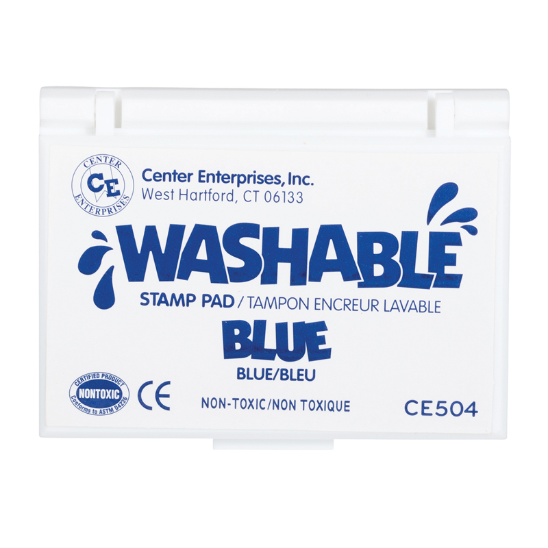 Stamp Pad Washable Blue
