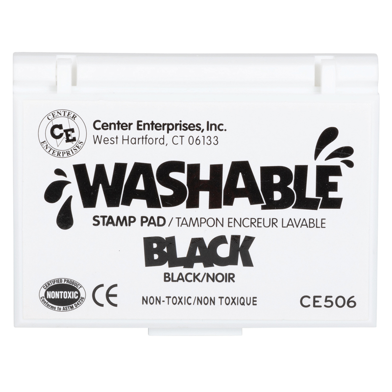 Stamp Pad Washable Black