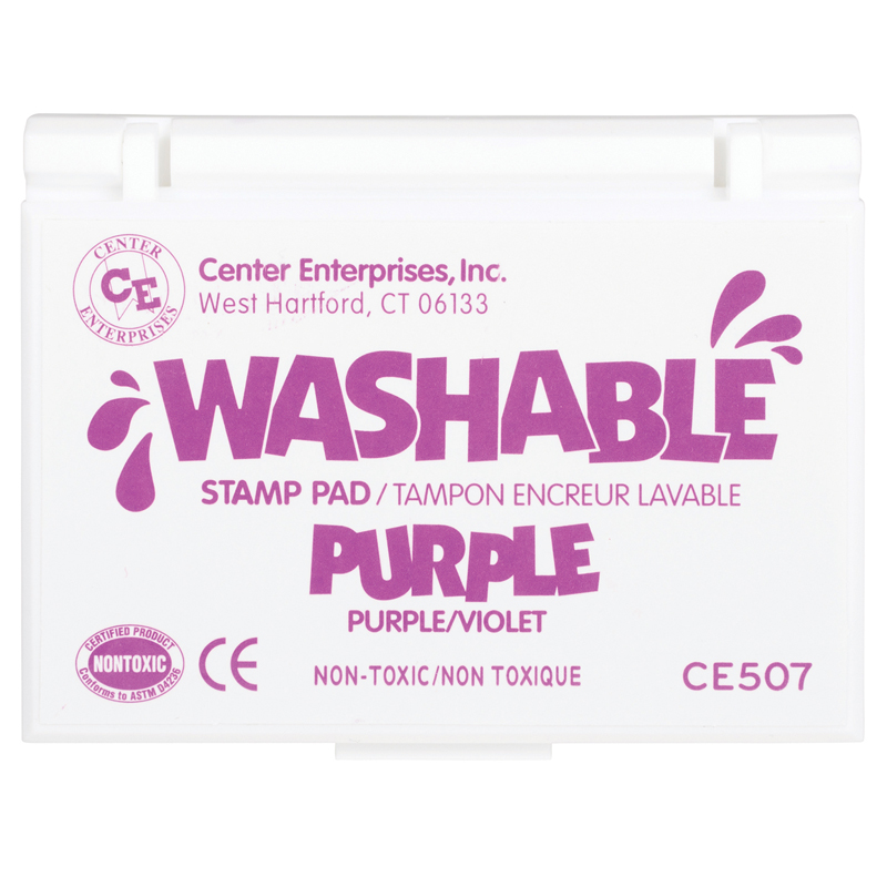 Stamp Pad Washable Purple