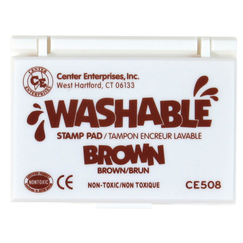 Stamp Pad Washable Brown