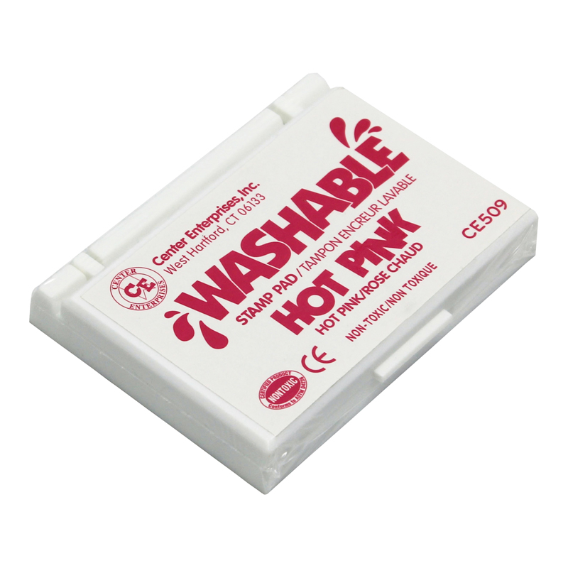 (6 Ea) Stamp Pad Washable Hot Pink