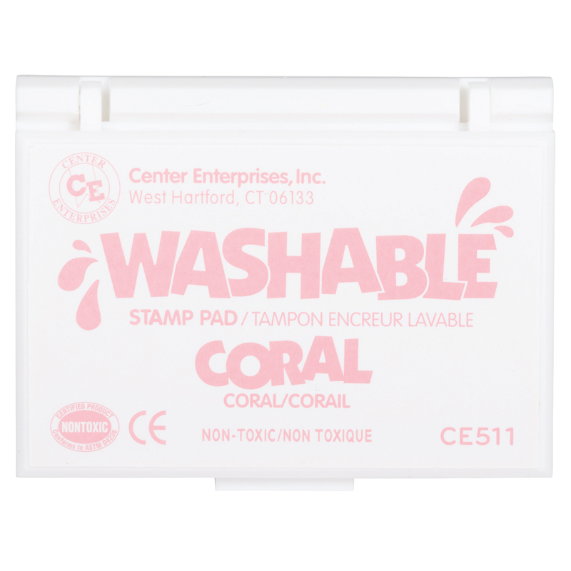 Stamp Pad Washable Coral