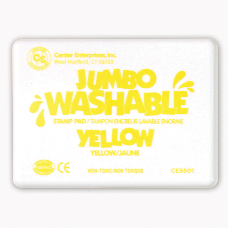 (2 Ea) Jumbo Stamp Pad Yellow