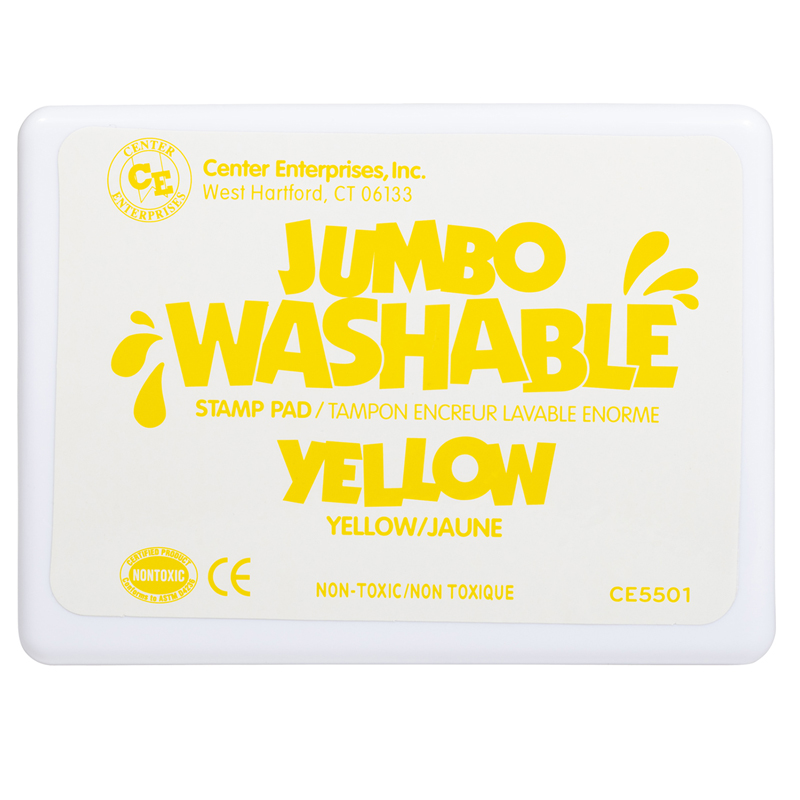 Jumbo Stamp Pad Yellow Washable