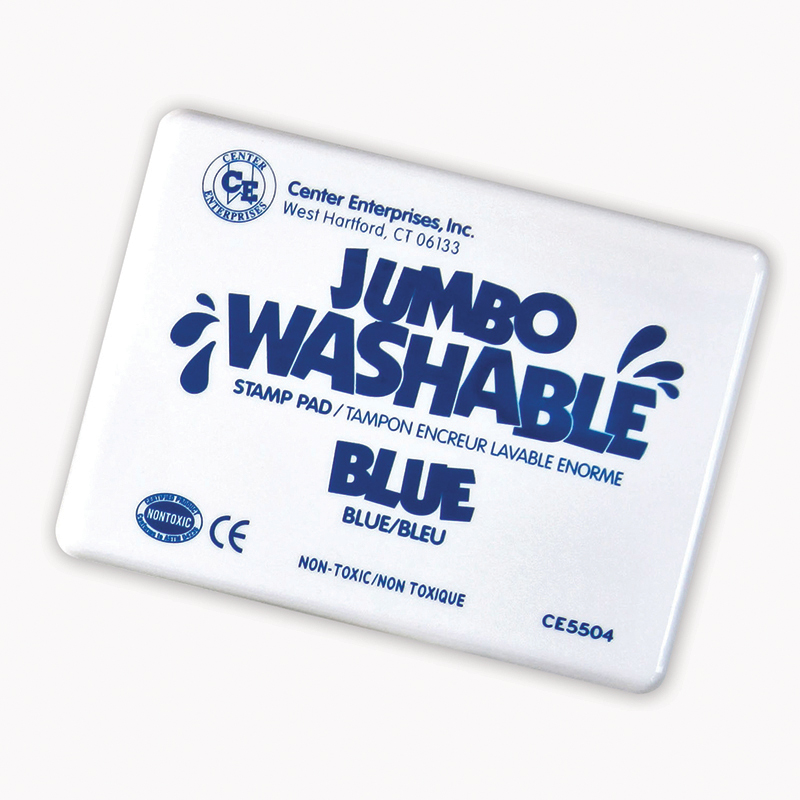 (2 Ea) Jumbo Stamp Pad Blue