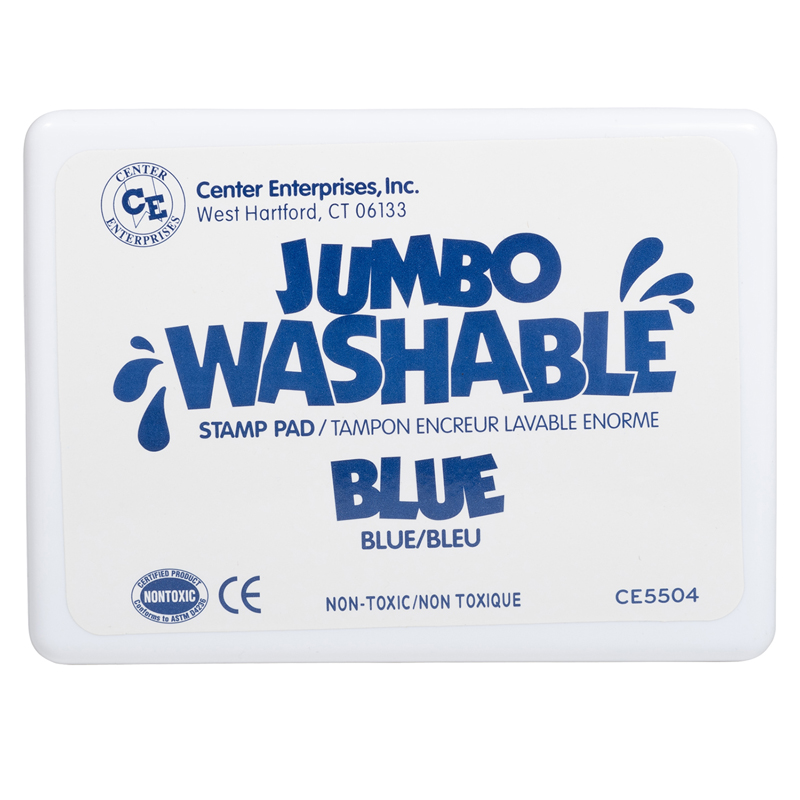Jumbo Stamp Pad Blue Washable