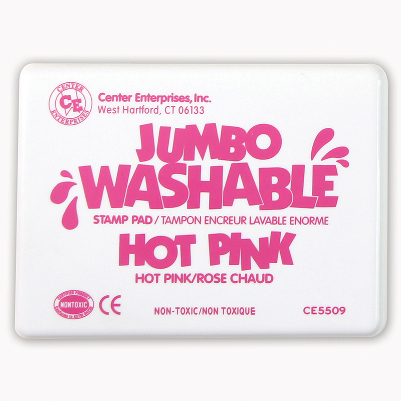(2 Ea) Jumbo Stamp Pad Hot Pink