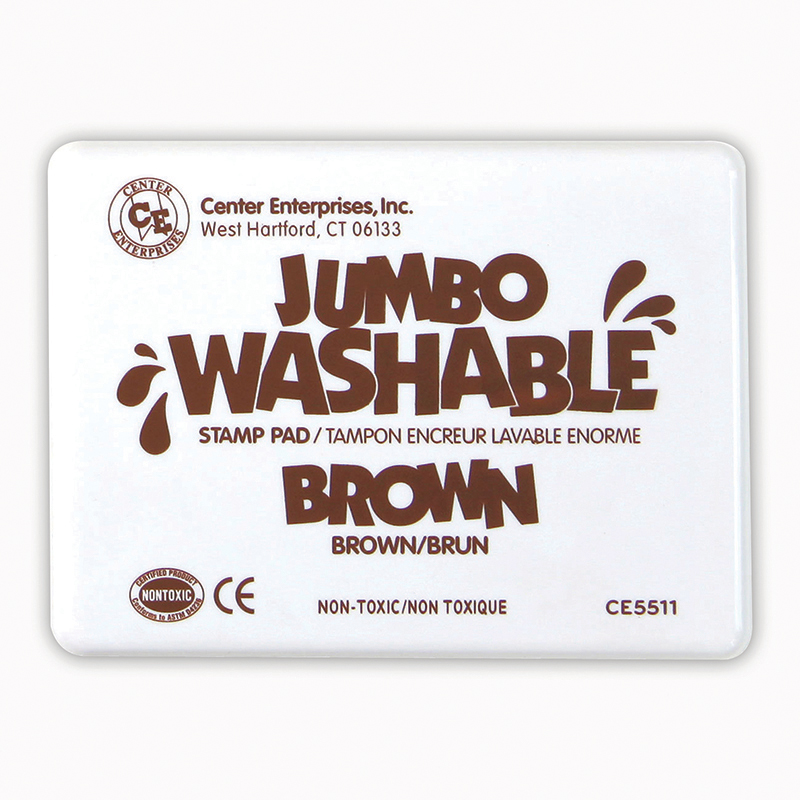 (2 Ea) Jumbo Stamp Pad Brown