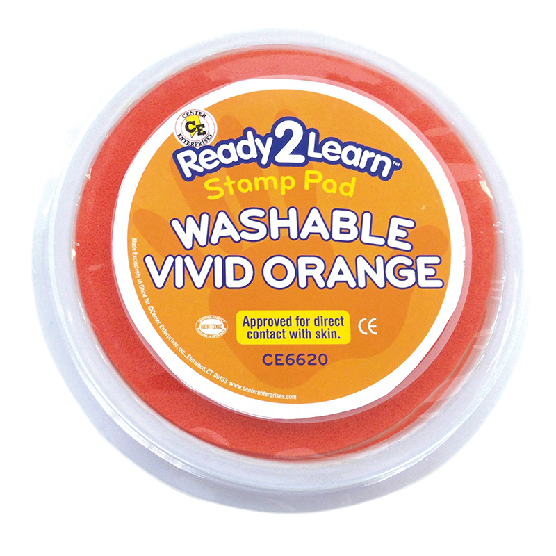 Jumbo Circ Wash Stamp Pad Vivid Org