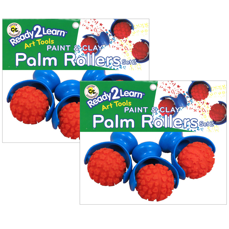(2 Pk) Palm Modeling Dough Rollers