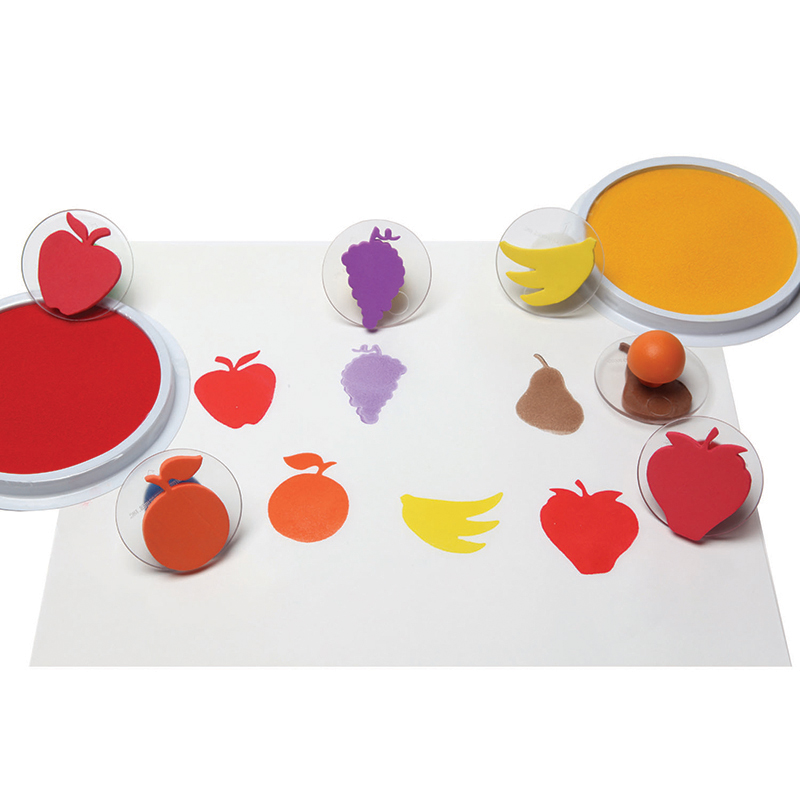 Ready2learn Giant Fruit Stamps Set