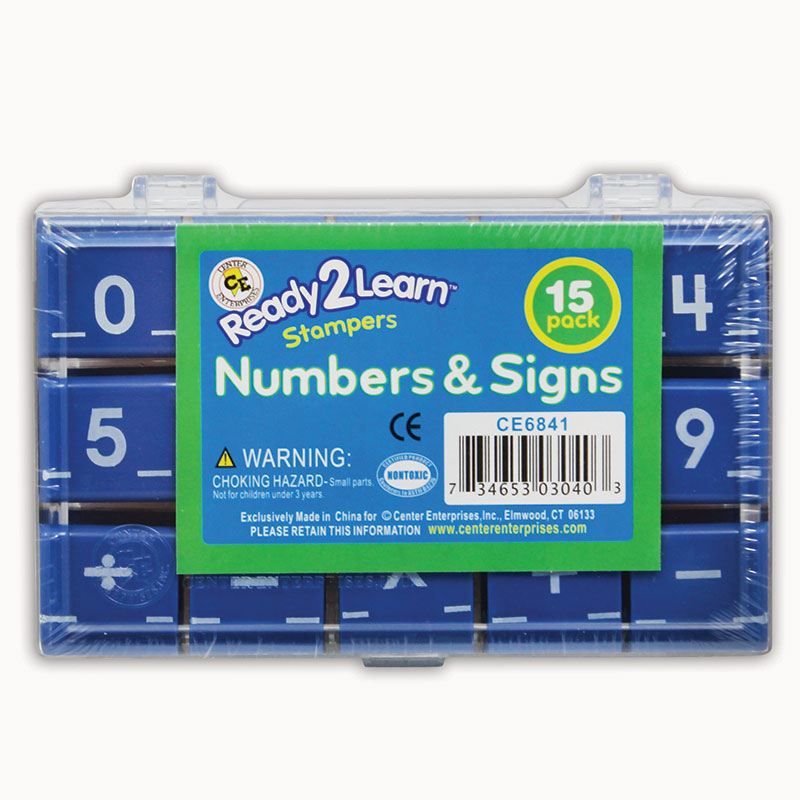 Manuscript Numbers Stamp Set 1