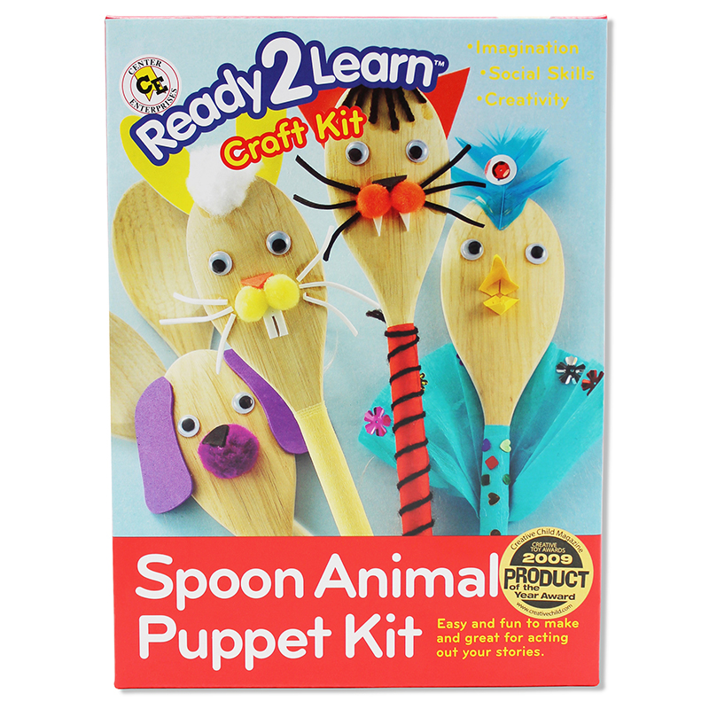 Ready2learn Craft Kit Spoon Animals