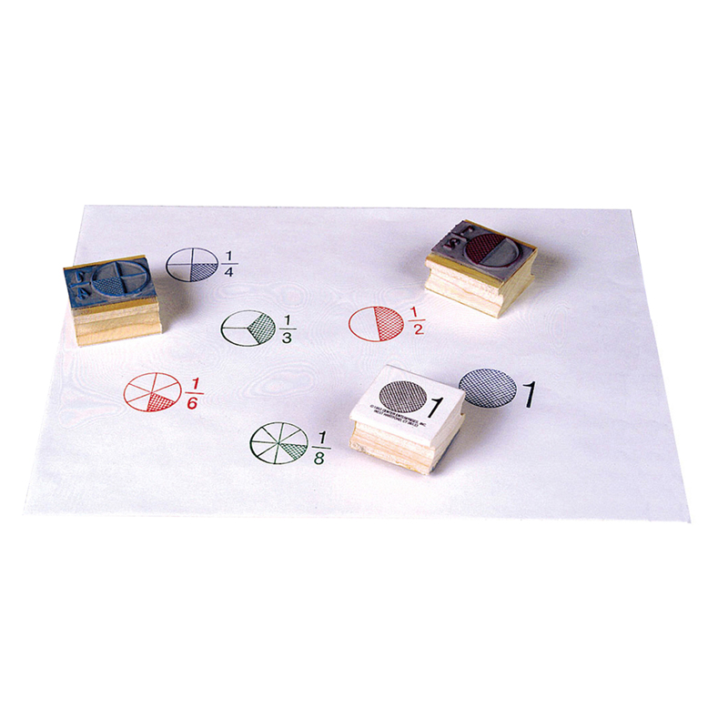 Stamp Set Fraction Circle 6/Pk