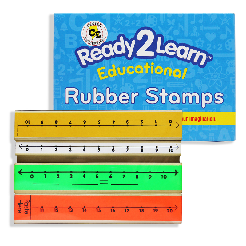 Stamp Set Number Line 3/Pk Numbers