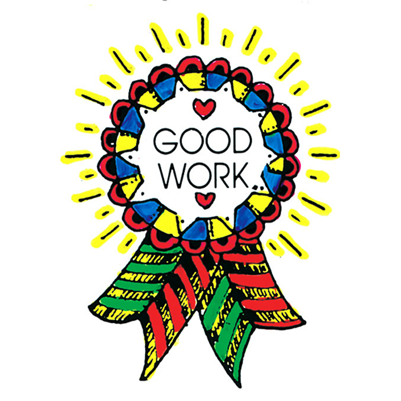 (4 Ea) Stamp Good Work Award