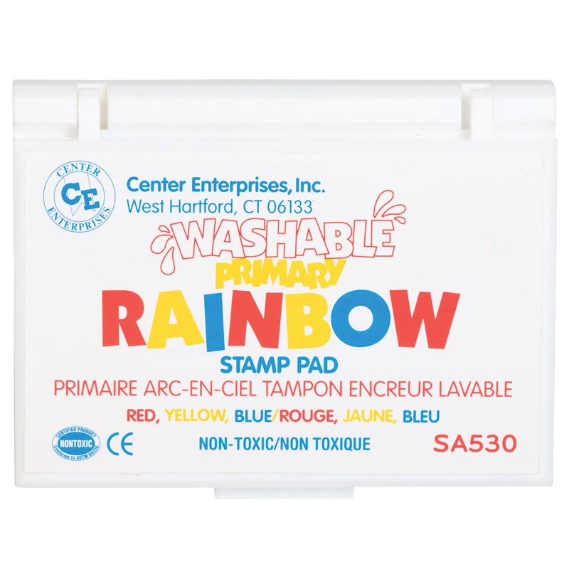 Stamp Pad Rainbow Primary 3 Colors