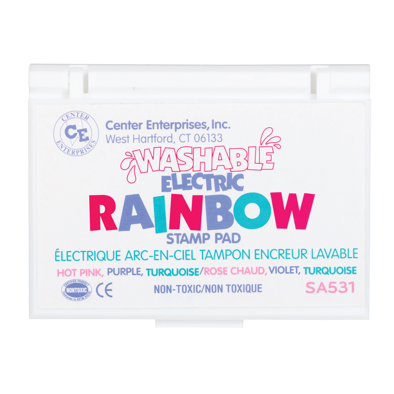 Stamp Pad Rainbow Electric 3 Colors