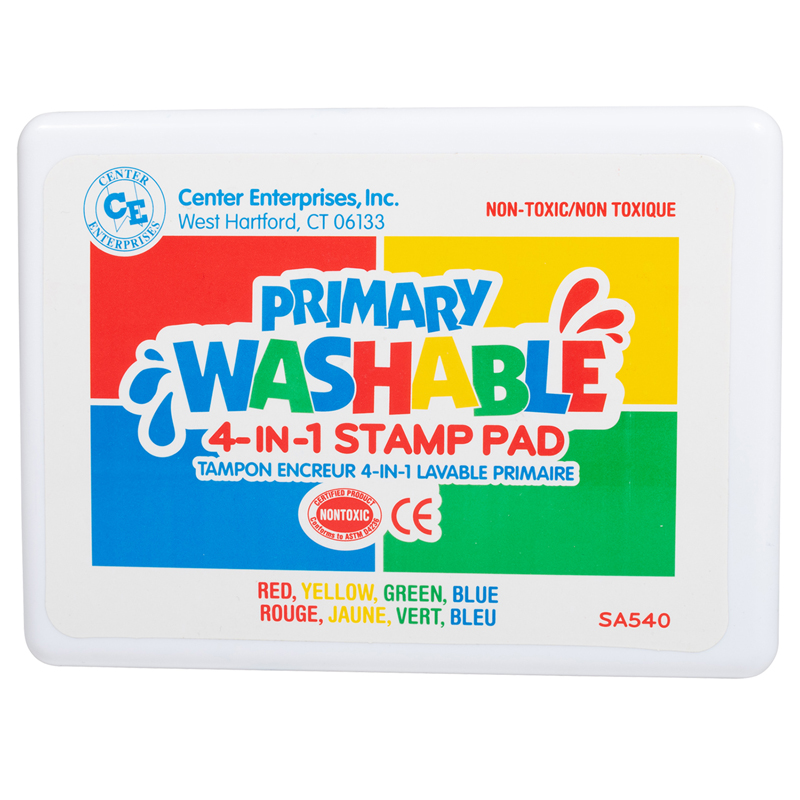 Stamp Pad Primary Washable Red