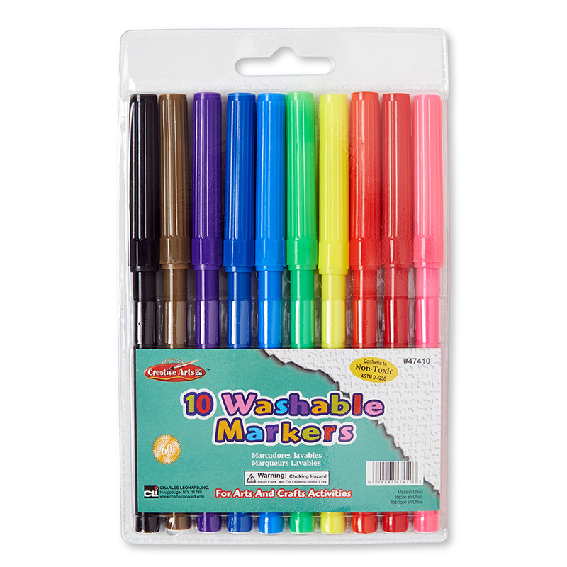 (24 Bx) Washable Markers Set Of 10