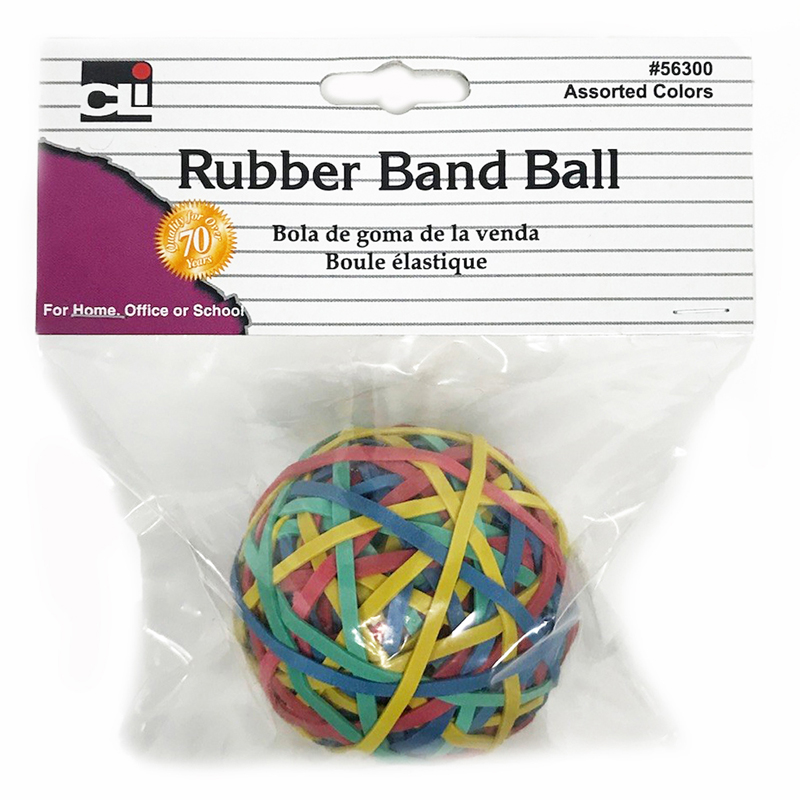 Rubber Bands Asst Colors