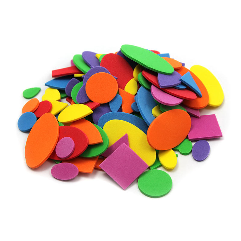 (12 Pk) Foam Shapes Asst Colors 264