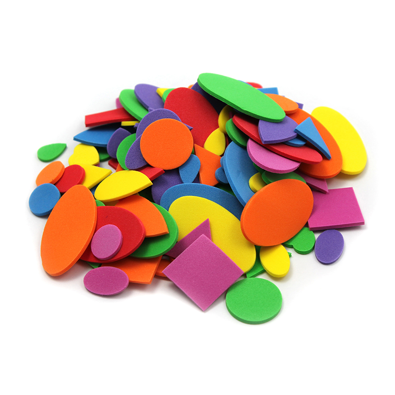 (12 Pk) Foam Shapes Asst Colors 264