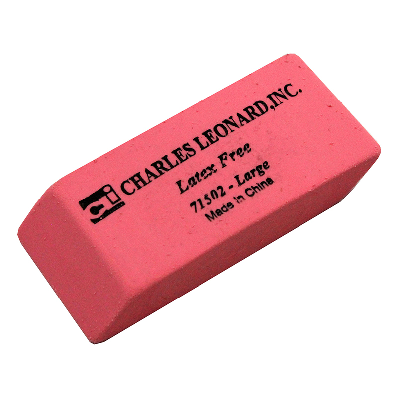 12/Bx Synthetic Pink Wedge Erasers