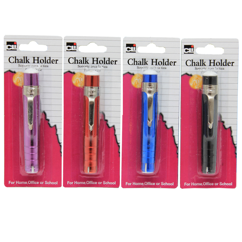 (6 Ea) Chalk Holder Aluminum Asst