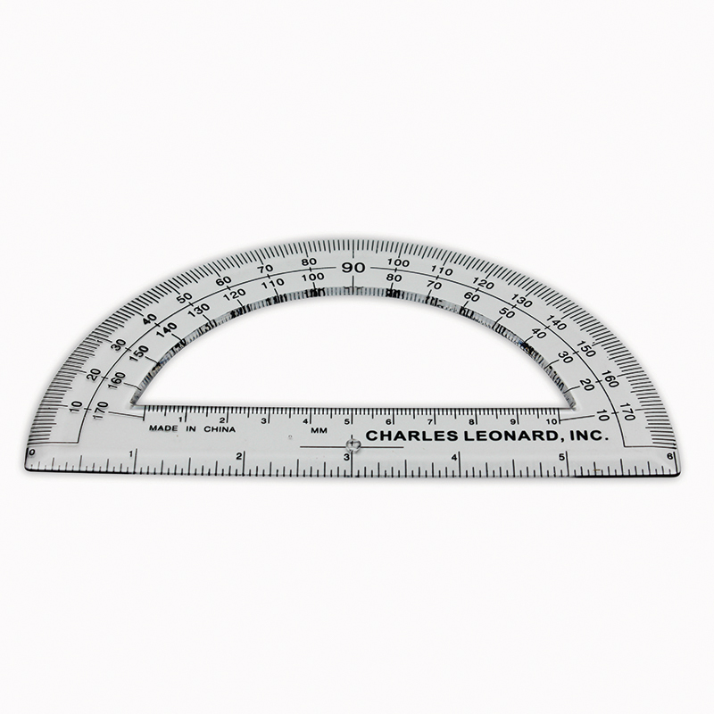 (72 Ea) 6 Inch Protractor Plastic