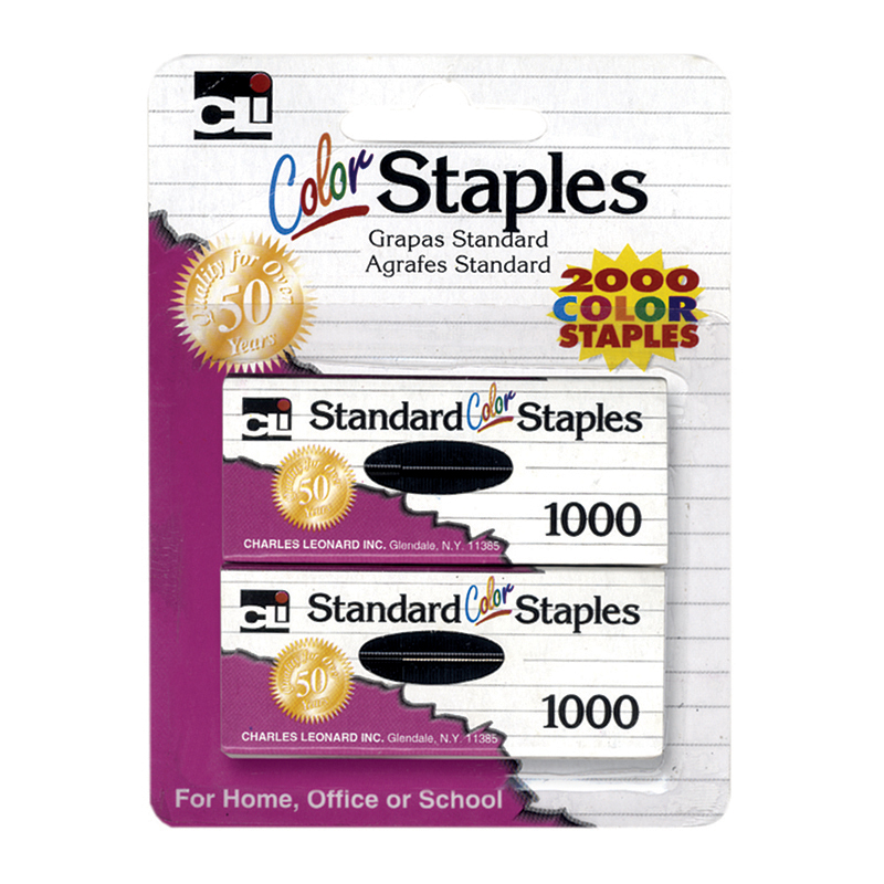 Staples Standard Asst Colors